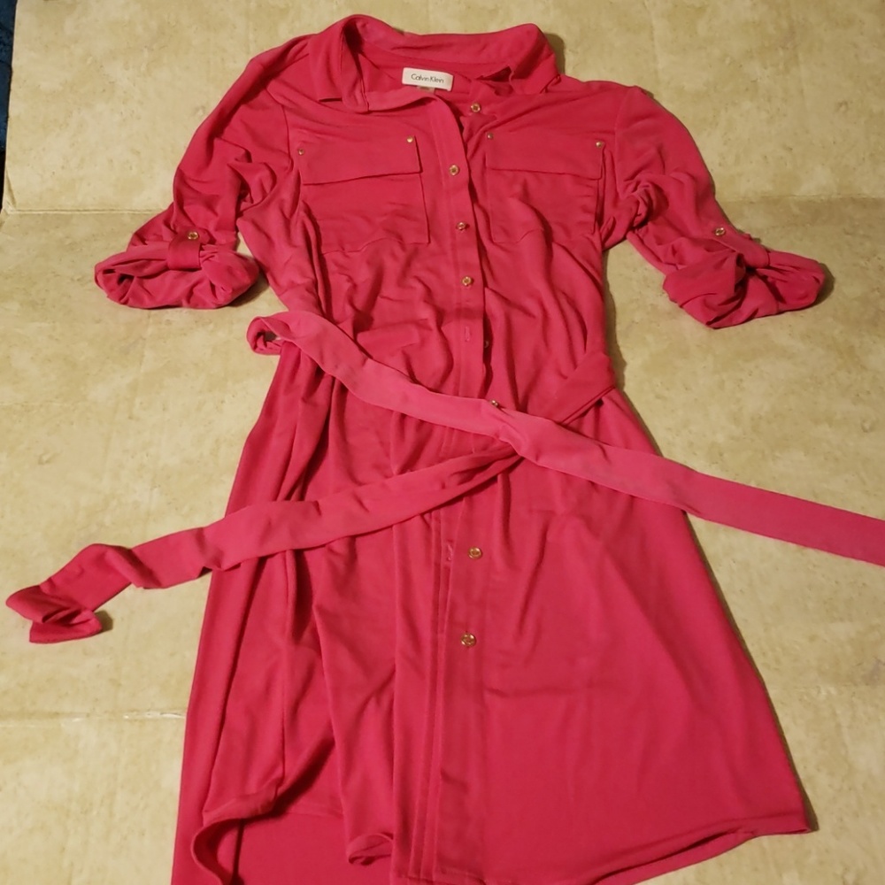 Calvin Klien button down dress